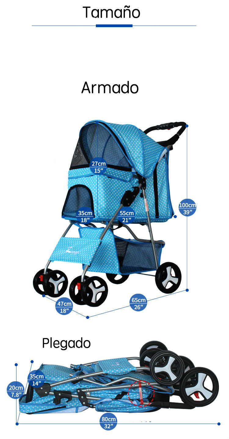 Coche para mascotas